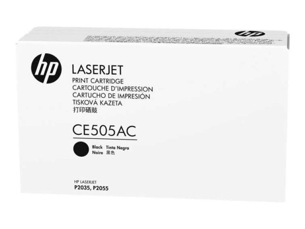 HP 05A Black LaserJet Toner Cartridge CE505A CE505AC