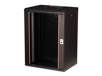 EQUIP EQUIP Netzwerkschrank 19"  16U 600x450mm Glastür  schwarz