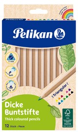 Pelikan Dreikant-Buntstifte Jumbo, 12er Kartonetui