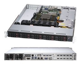 SUPERMICRO 1U 7003/7002 10x2.5" Hot-swap 2xRJ45 10Gbe 2x600W AS -1114S-WTRT-EU