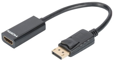 DIGITUS Adapter, DisplayPort Stecker - HDMI A Kupplung