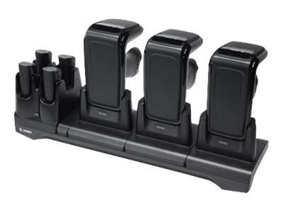 ZEBRA Multi-slot Charge Only Cradles - Docking Cradle (Anschlußstand) - für CRD3S4T-RFD49-UNIV-CHG-1