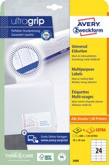 AVERY Zweckform Universal-Etiketten, 48,5 x 25,4 mm, weiß