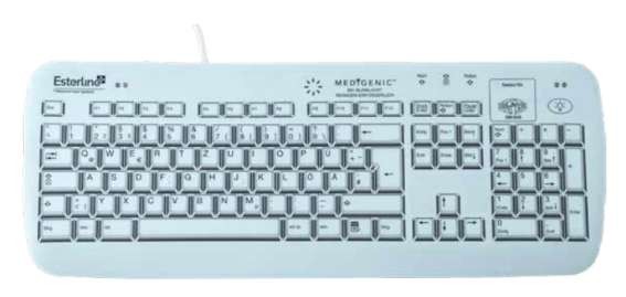 MEDIGENIC Tastatur Compliance USB&PS2 Medical Safety 105 DE VM92042