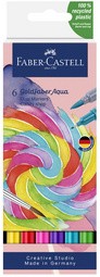 FABER-CASTELL Aquarellmarker GOLDFABER, 6er Etui Candy Shop