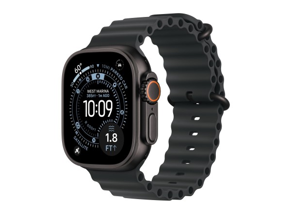 APPLE Watch Ultra 3 Titanium Cellular 49mm Schwarz (Ocean Armband schwarz) MF0J4QF/A