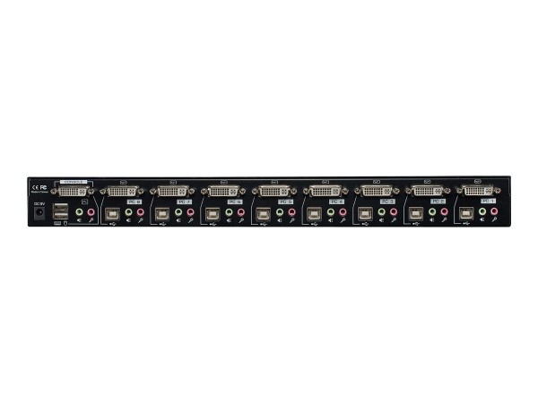 LINDY KVM Switch Pro USB Audio DVI-I 8 Port 19" USB 2 DVI Audio 39317