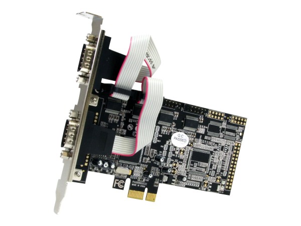 STARTECH.COM 4 Port Serielle RS232 PCI Express Schnittstellenkarte mit 1655 PEX4S553