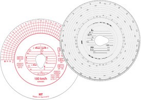 RNK Verlag Diagrammscheibe HAUG, 180 km/h, Automatik