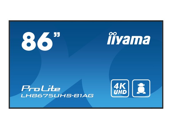 IIYAMA LH8675UHS-B1AG 218,44cm (86") LH8675UHS-B1AG