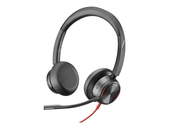 HP POLY Blackwire 8225 Stereo USB-C Headset + USB-C/A Adapter 8X223AA