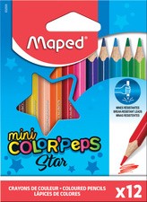 Maped Dreikant-Buntstift COLOR'PEPS Mini, 12er Kartonetui