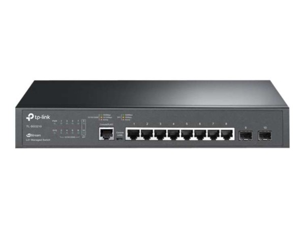 TP-LINK JetStream 8-Port Gigabit L2+ Managed Switch with 2 SFP Slots TL-SG3210 V3