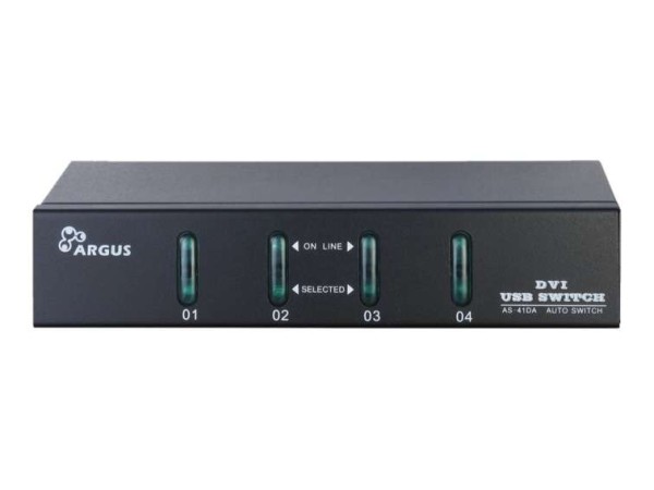 INTERTECH KVM Switch Inter-Tech KVM-AS-41DA Metall 88887201