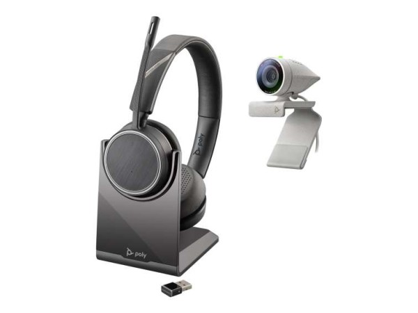 POLY Studio P5 Kit inkl. Voyager 4220 UC Full-HD Webcam Studio P5 + Bluetoo 2200-87140-025