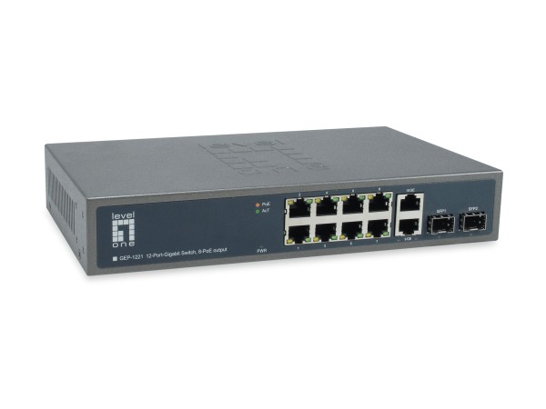 LEVELONE LEVELONE Switch 10x GE GEP-1221