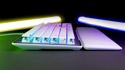 TURTLE BEACH TURTLE BEACH Vulcan II Linear Gaming-Tastatur, Weiß