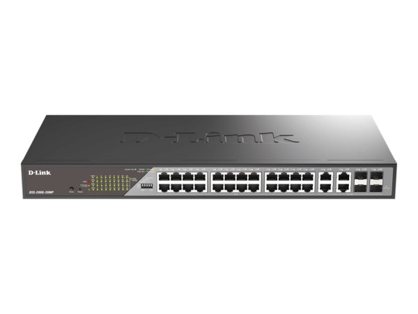 D-LINK D-LINK DLINK DSS-200G-28MP/E 28-Port Desktop Gigabit PoE
