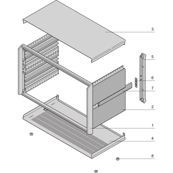 SCHROFF 14576469 Desktopgehäuse 289 x 506 1 St. 14576469