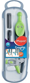Maped Zirkelkasten Graphic 360 Grad, mit Adapterring