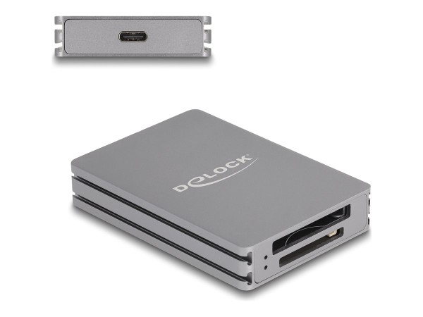 DELOCK Delock USB Type-C Card Reader für CFexpress Typ A Speicherkarten