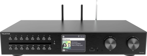 TELESTAR DIGITAL TELESTAR TOP 550 Schwarz Multifunktionsradios HiFi-Baustei 5700550