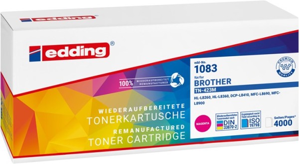 EDDING EDDING EDD-1083 magenta Toner ersetzt brother TN-423M (18-1083)