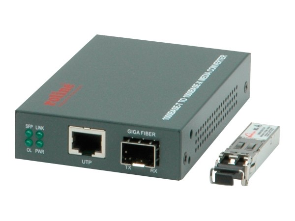 ROLINE Gigabit Konverter RC1000SX/LC RJ45/LC 21.13.1069