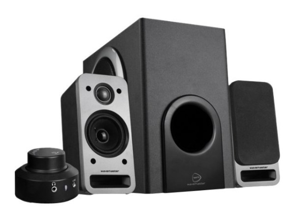 WAVEMASTER Lautsprecher System 2.1 MX-3+ mit Subwoofer in Holzgehäuse 66503