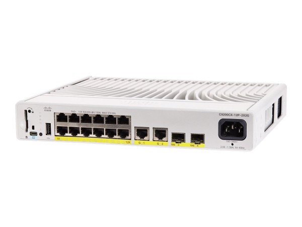 CISCO SYSTEMS CISCO SYSTEMS Cat9000 Compct Switch 12-P PoE+240W Ess