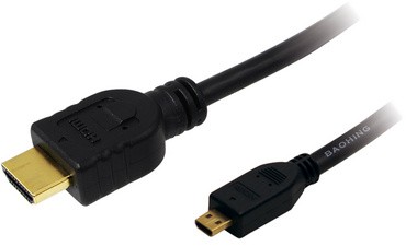 LogiLink HDMI Kabel, A-Stecker - D-Stecker Micro, 2,0 m