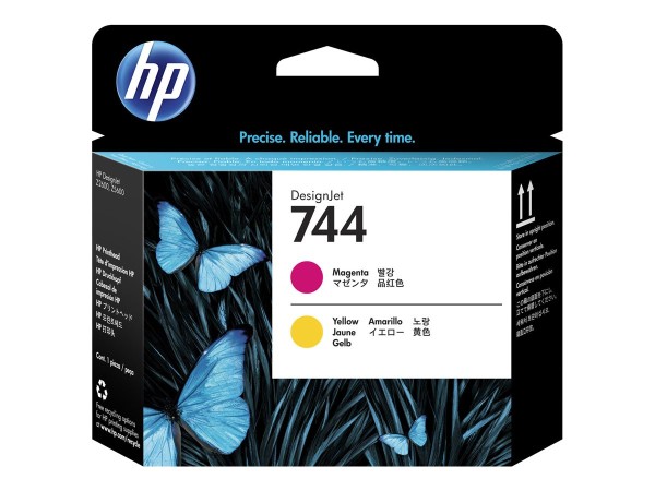 HP 744 Gelb, Magenta Druckkopf F9J87A
