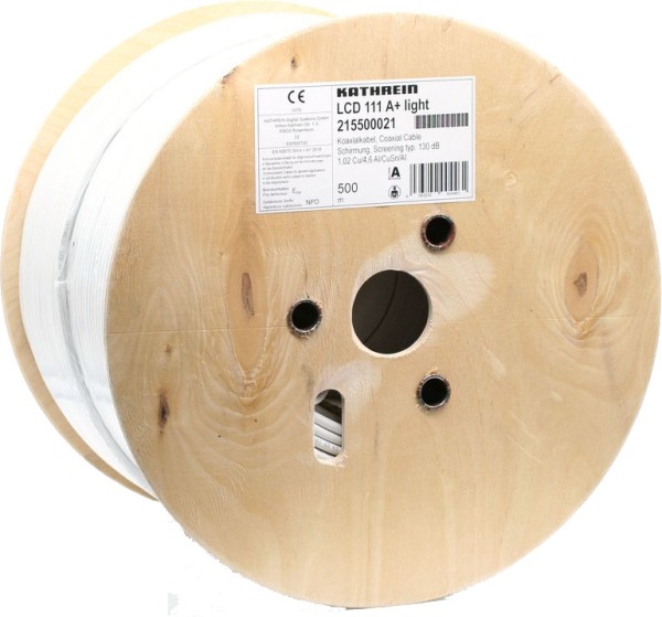 KATHREIN KATHREIN Koaxialkabel A+ 135dB 6,8mm ws 500 Meter