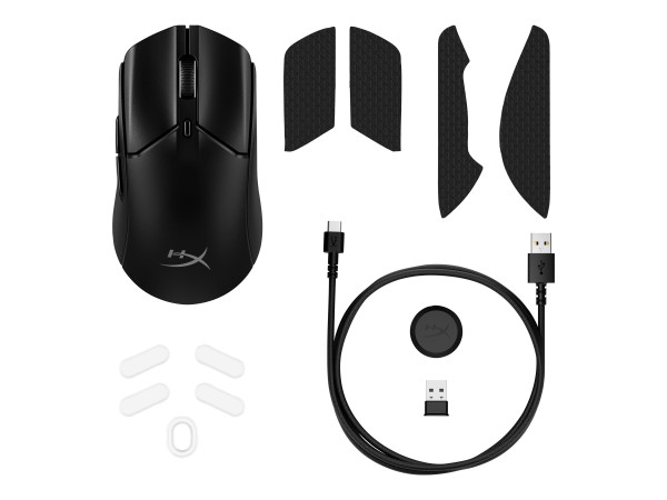 HP HyperX Pulsefire Haste 2 - Maus - optisch - 6 Tasten 6N0B0AA
