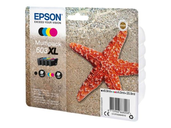 EPSON Tinte Multip. 1x8.9ml/3x4.0ml C13T03A64020