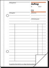 sigel Formularbuch "Rechnungs-/Waren-Eingang", A4, 50 Blatt