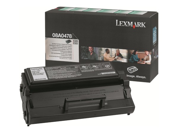 LEXMARK LEXMARK Schwarz Tonerpatrone LCCP, LRP