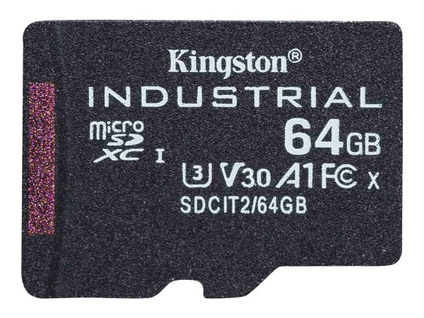 KINGSTON KINGSTON 64GB microSDXC Industrial C10 A1 pSLC