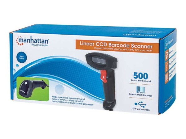 MANHATTAN Barcode CCD (USB) [bk] 178433
