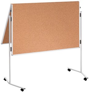 FRANKEN Moderationstafel ECO, 2x 750 x 1.200 mm, Kork braun