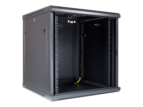 INTERTECH INTER-TECH SMA-6612 - Wandgehaeuse 12HE 450mm Tiefe Gesamtlast bis zu 40kg Erfuellt Schutz
