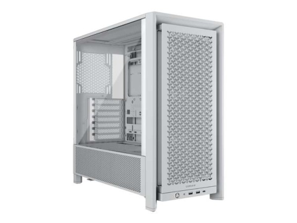 CORSAIR Geh Midi FRAME 4000D RS Wood Mid-Tower, White/Oak CC-9011341-WW