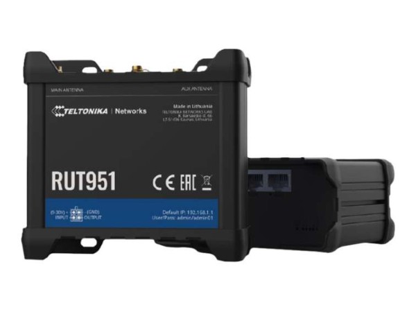 TELTONIKA NETWORKS RUT951 DUAL SIM 4G/LTE/3G/2G GLOBAL WiFi Router RUT951200F00