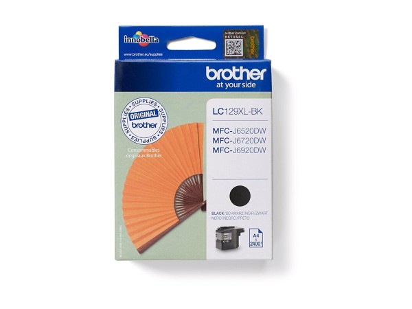 BROTHER BROTHER Tinte LC-129XLBKBP schwarz, 9ml
