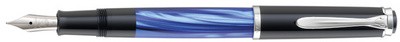 Pelikan Füllhalter M 205, blau marmoriert, F