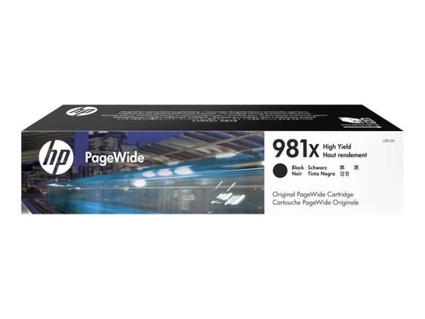 HP 981X Schwarz PageWide Tintenpatrone L0R12A