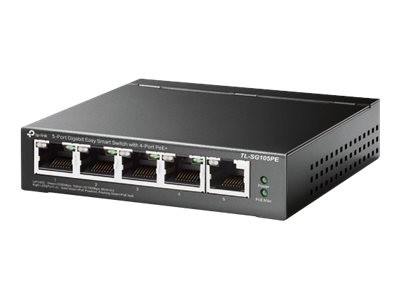TP-LINK TP-LINK Switch 5x GE TL-SG105PE (davon 4xPOE+)