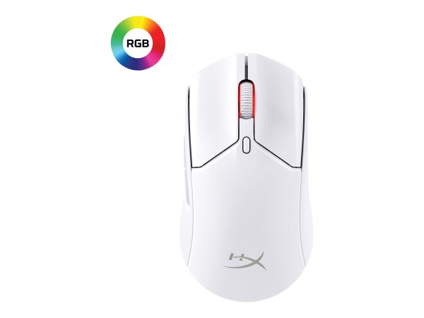 KINGSTON KINGSTON HyperX Pulsefire Haste 2 drahtlose Gaming Maus, Weiß