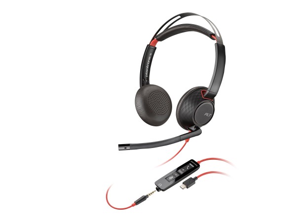 HP HP Poly Blackwire C5220 USB-C Headset +Inline Cable Bulk