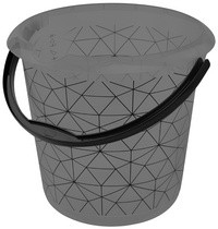 keeeper Deco-Putzeimer ilvie "polygon", rund, 10 Liter